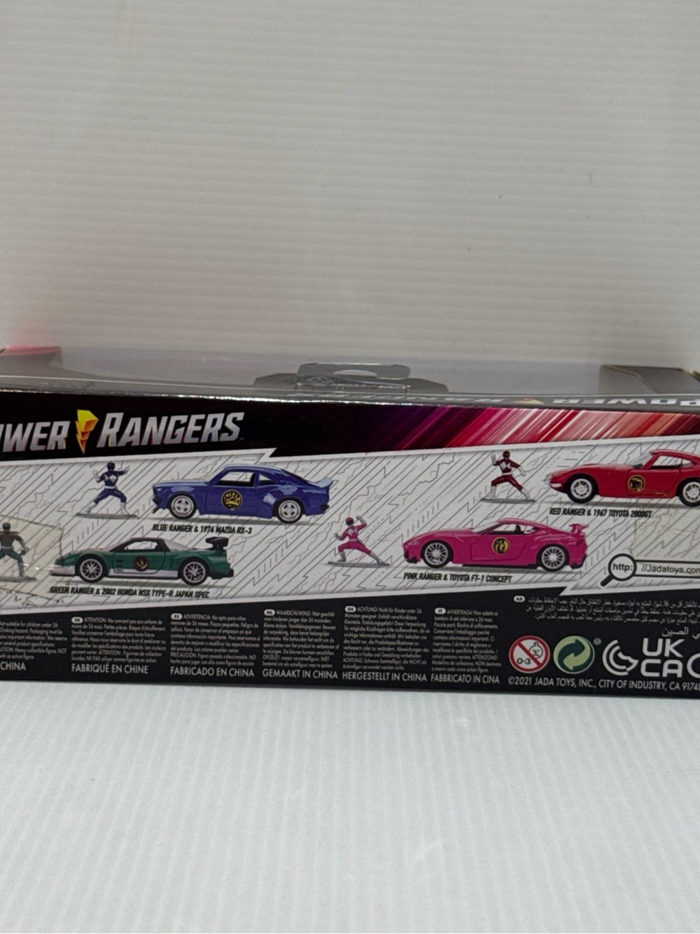 Power Ranger Red Ranger with Red 1967 Toyota 2000GT Toy Set - Picture 13 of 15